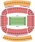 Jordan-Hare Stadium Seating Chart + Rows, Seats and Club Seats