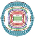 Mercedes-Benz Superdome Seating Chart, Section, Row & Seat Number Info