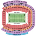 Sanford Stadium Seating Chart + Rows, Seats and Club Seats